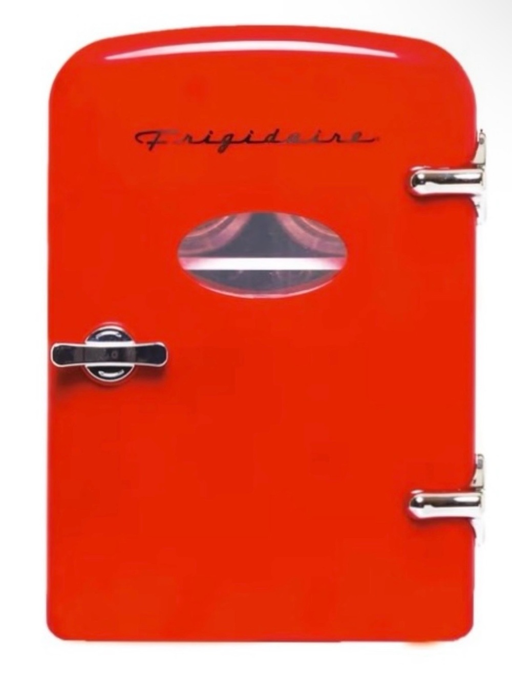 FRIGIDAIRE Red Retro Mini Refrigerator [6 Cans/4L]